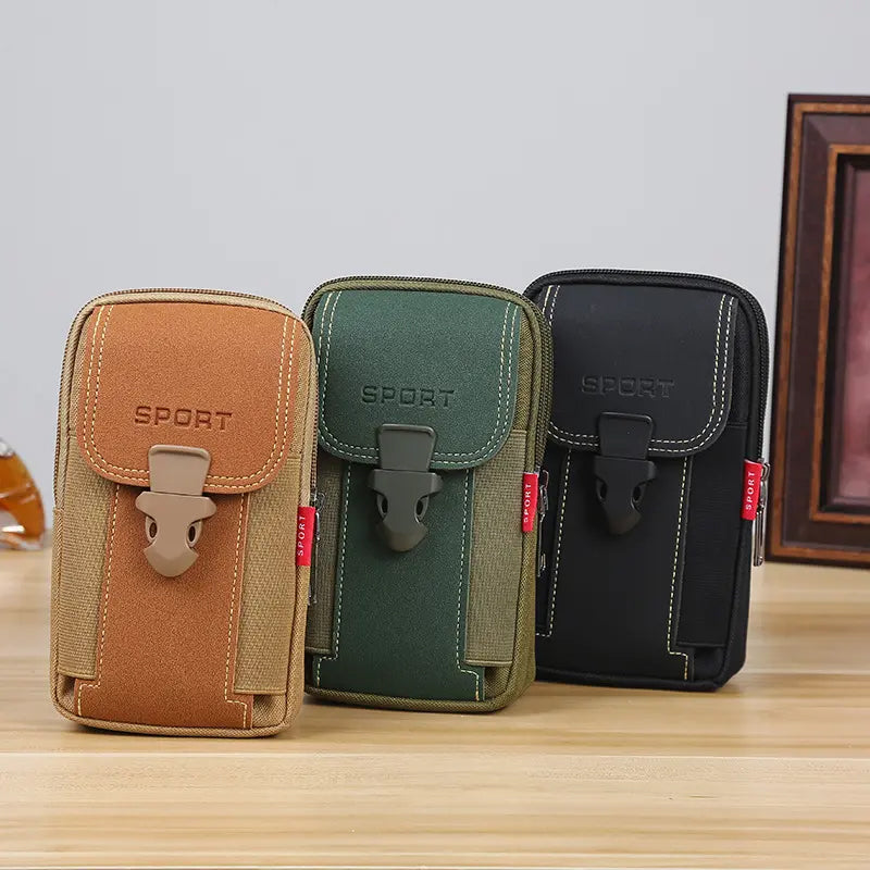 Multifunctional belt phone pouch for men | Stornfield