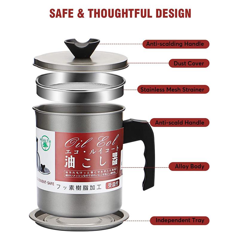 Stainless Steel Kitchen Oil Filter | Stornfield
