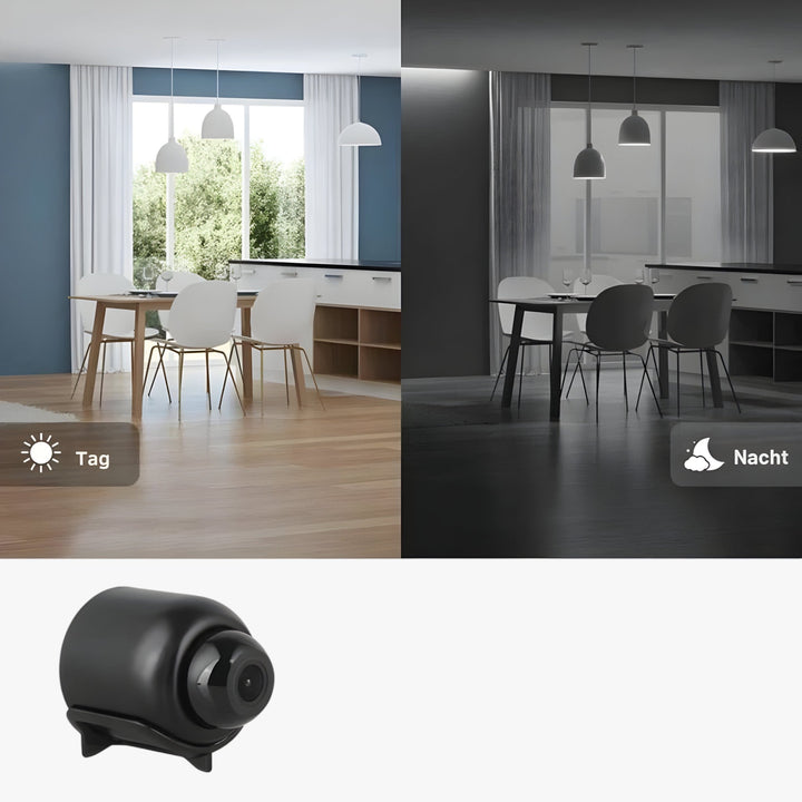 Uniko HD Mini Security Camera – Wireless 1080P Surveillance with Night Vision & Motion Detection | Stornfield
