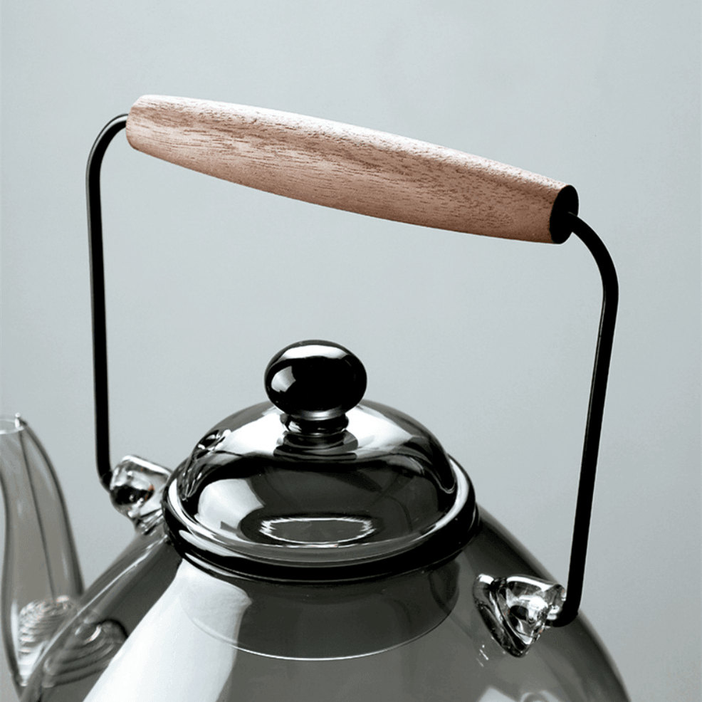 Wood And Glass Fusion Tea Cups Set | Stornfield