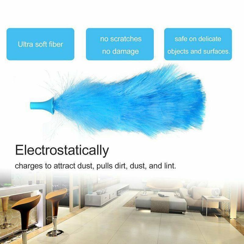 360° Rotatable Electric Spin Duster Motorized Dust Wand with 2 Brushes | Stornfield