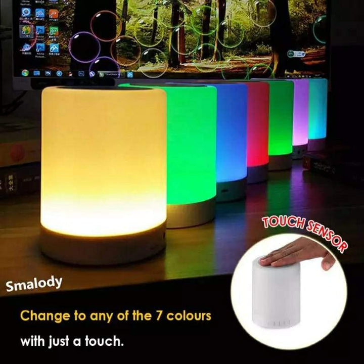 Colorful LED Night Light Bluetooth Touchpad Wireless Speaker Stornfield