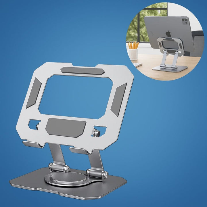 DeskEase | Adjustable Tablet Stand – Ergonomic Comfort – Foldable Non-Slip Design – Ideal for Work, Study, Travel, and Video Calls Stornfield