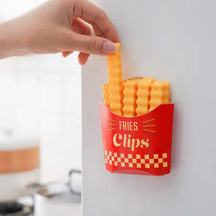 Funny magnetic French fries food closure clip | Stornfield