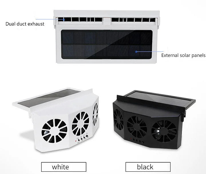 The New Solar Car Cooling Artifact [air circulation exhaust fan] | Stornfield