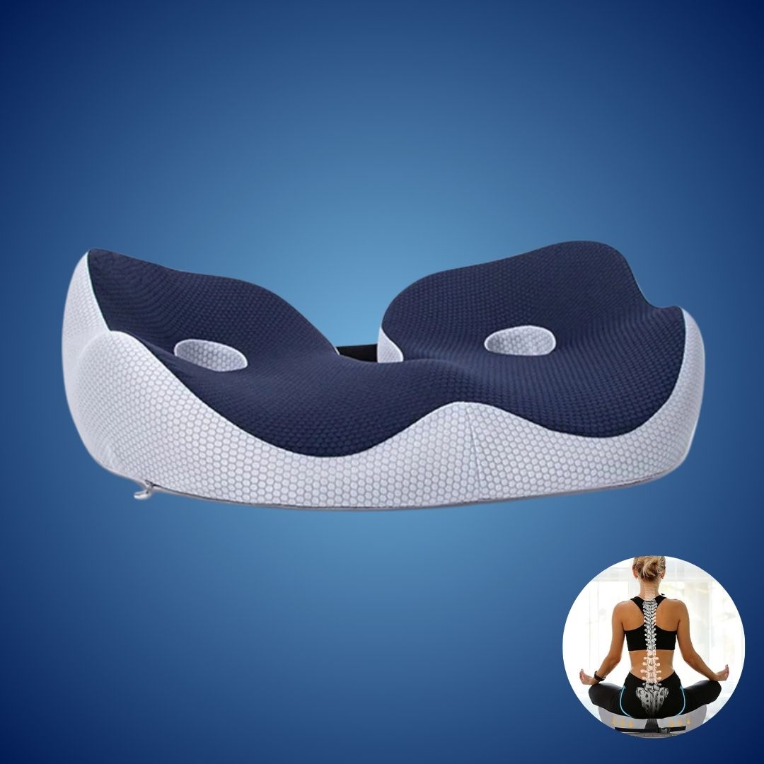SitSmart Adjustable Memory Foam Seat Cushion for Tailbone Pressure Relief | Seat Cushion for Coccyx Pressure Pain - Posture Support in Stornfield Office Chairs