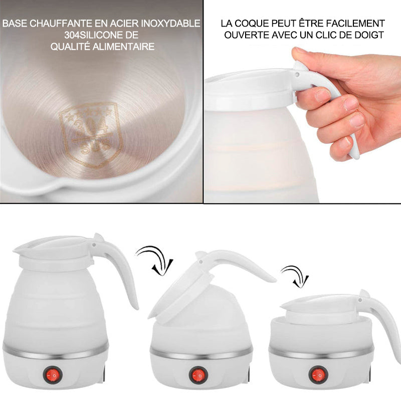 Portable silica gel travel pitcher with universal plug | Stornfield