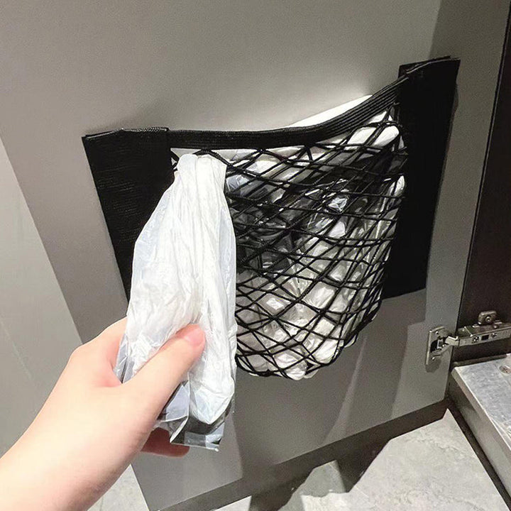 Plastic Bag Storage Mesh Bag (With adhesive tape) | Stornfield