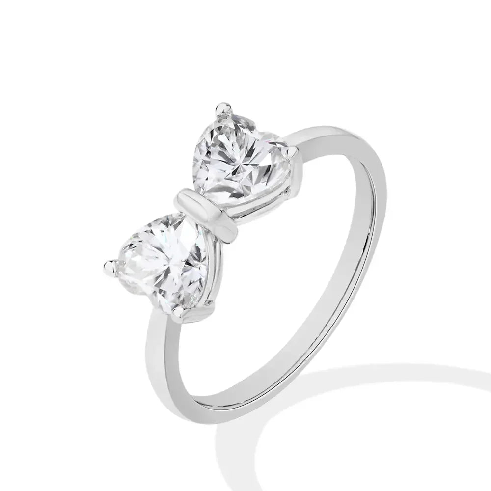 Stornfield | S925 Moissanite Feminine Bow Ring