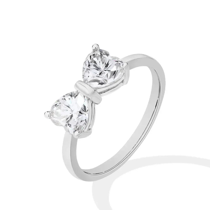 Stornfield | S925 Moissanite Feminine Bow Ring