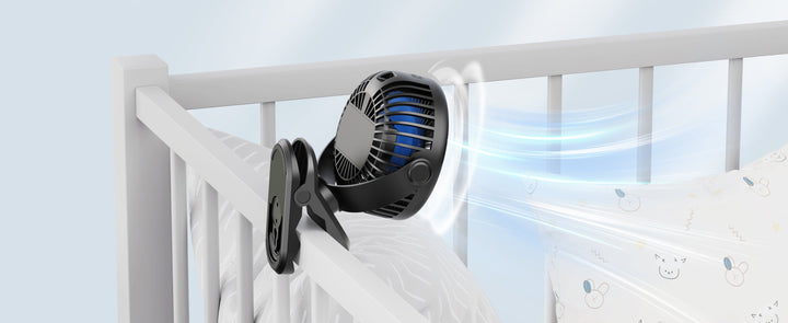 Portable Clip on Fan - Battery Operated Stroller Fan | Stornfield
