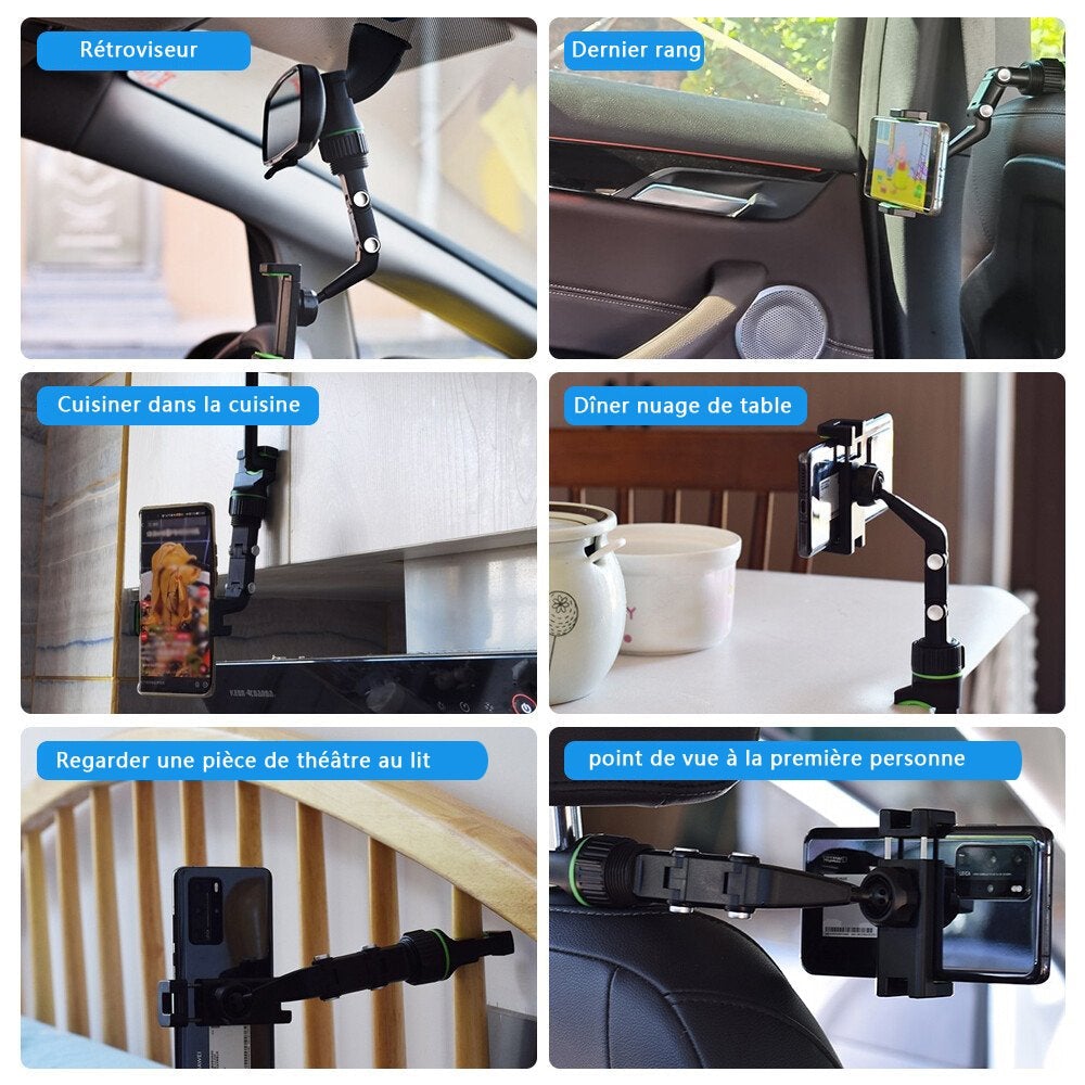 Multifunctional Phone Holder for Rearview Mirror | Stornfield