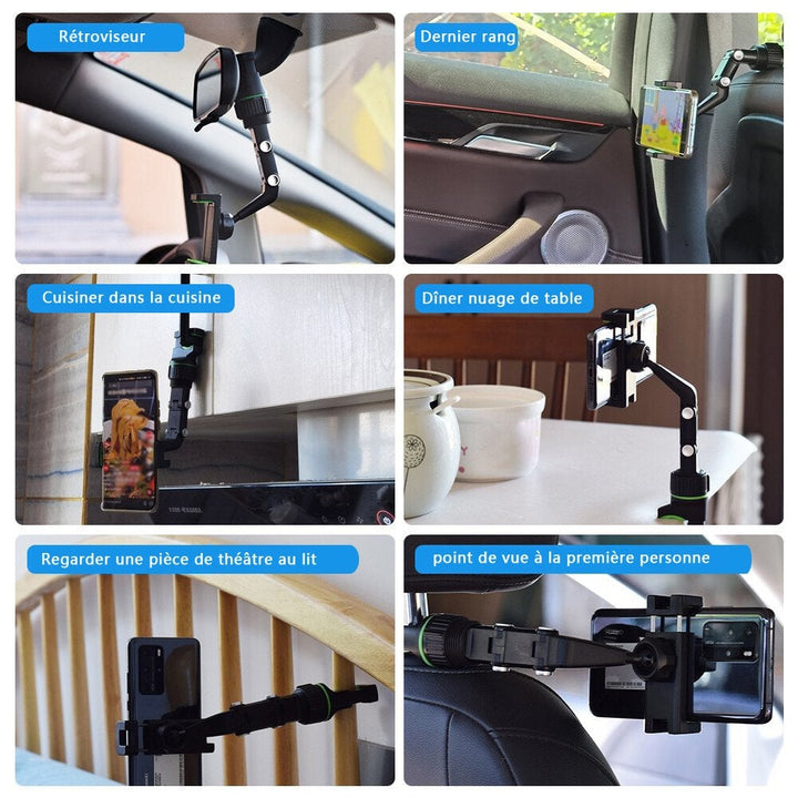Multifunctional Phone Holder for Rearview Mirror | Stornfield