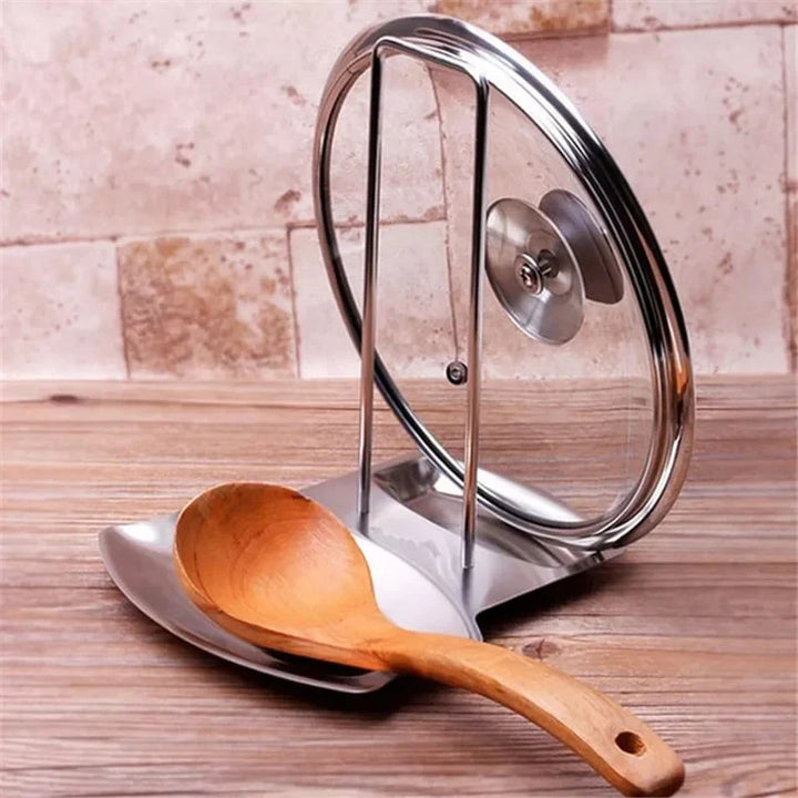 Lid and Spoon Stand Holder Stainless Steel Stornfield
