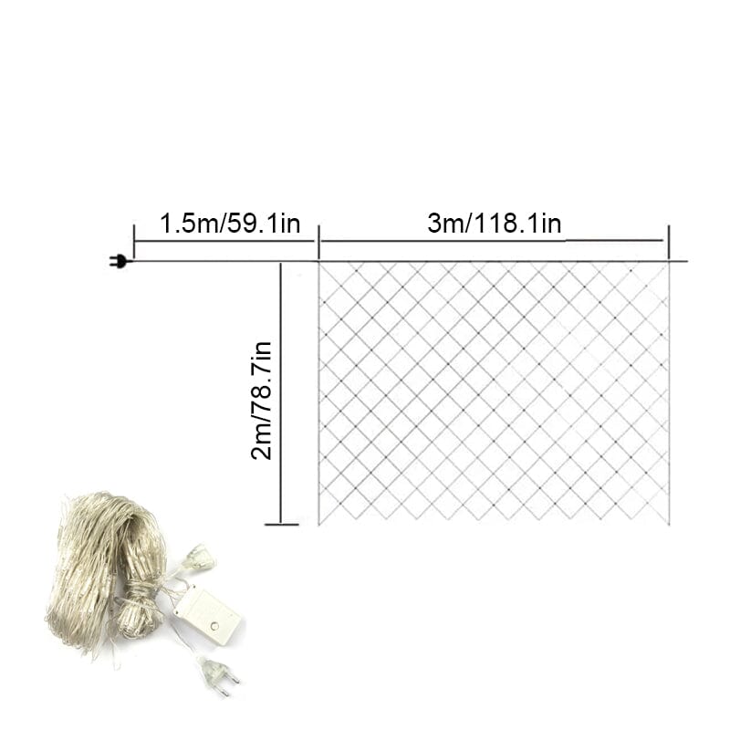 Solar Fishnet Light | Stornfield