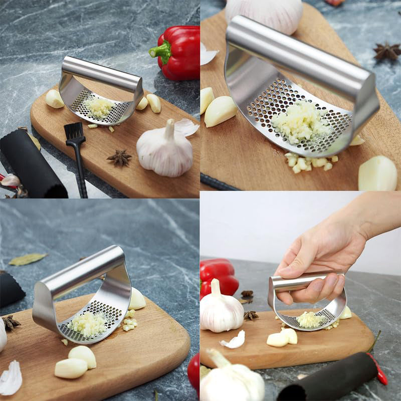 New garlic press made of stainless steel | Stornfield