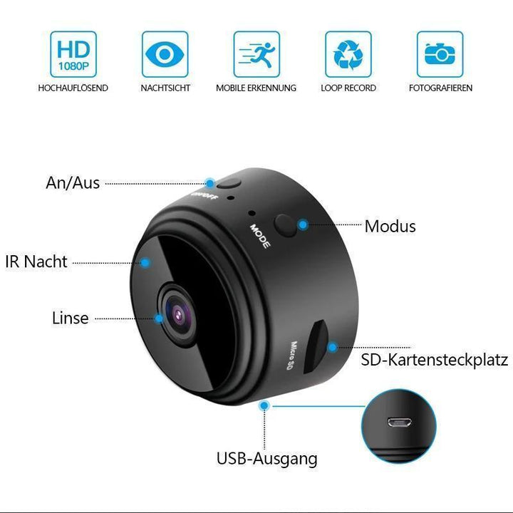 1080p magnetic WiFi Mini Camera | Stornfield
