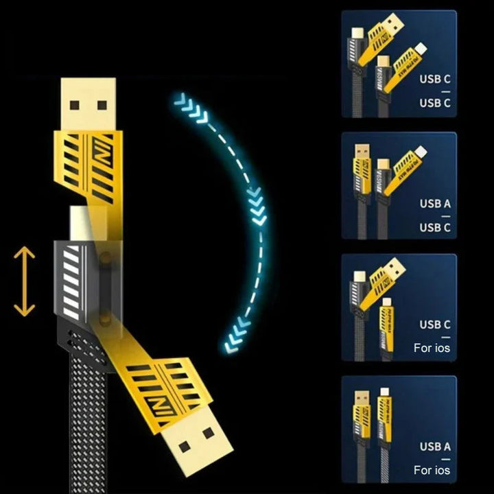 4 in 1 PD 65W Fast Charging Cable | Stornfield