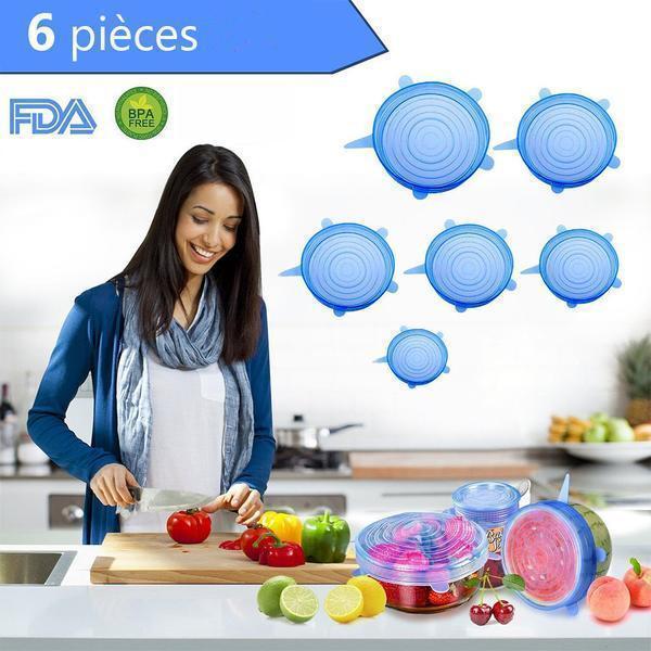 6-Piece Silicone Lid Set | Stornfield