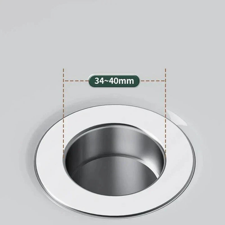 Stainless Steel Drain Filter with Hair Catcher – Rustproof Sieve for Kitchen and Bathroom, Clog-free | Stornfield