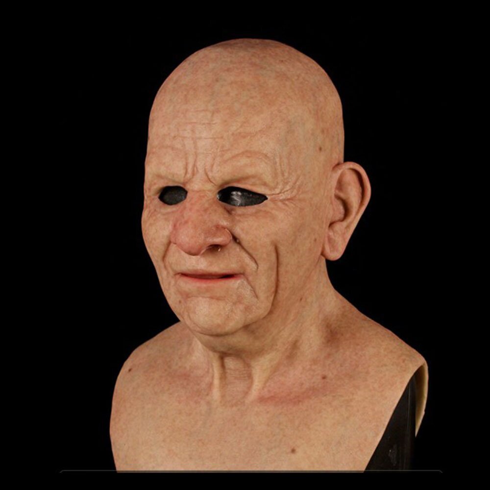 Creepy Old Man Mask – Realistic Latex Halloween Mask for Adults | Stornfield