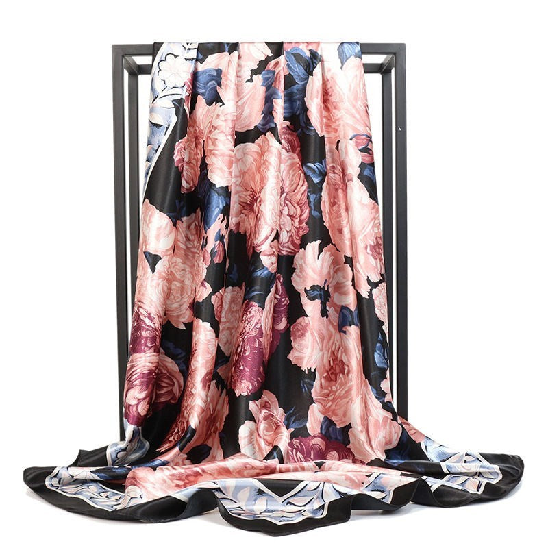 Stornfield | Large Square Scarf Silk ScarfSimulation Versatile Scarf Scarf