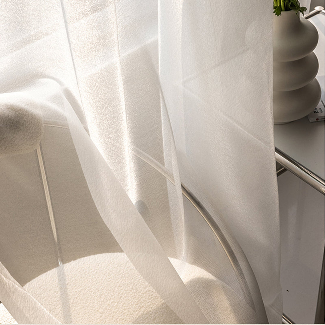 Transparent Linen Curtains, Light and Modern for Living Room | Stornfield