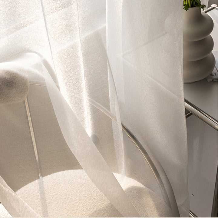 Transparent Linen Curtains, Light and Modern for Living Room | Stornfield