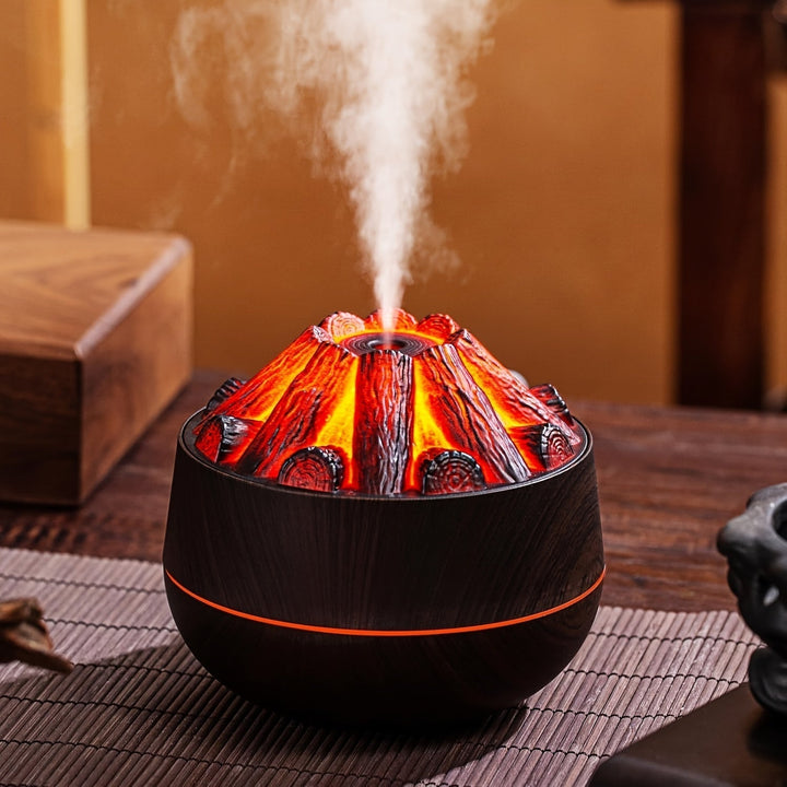Stornfield | Fire Diffuser - Simulated Charcoal Mini Air Humidifier with Realistic Flame Effect