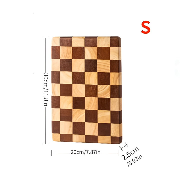 Chessboard Cutting Board Made of Wood – Decorative & Sturdy | Ideal for Cutting and Serving | Stornfield