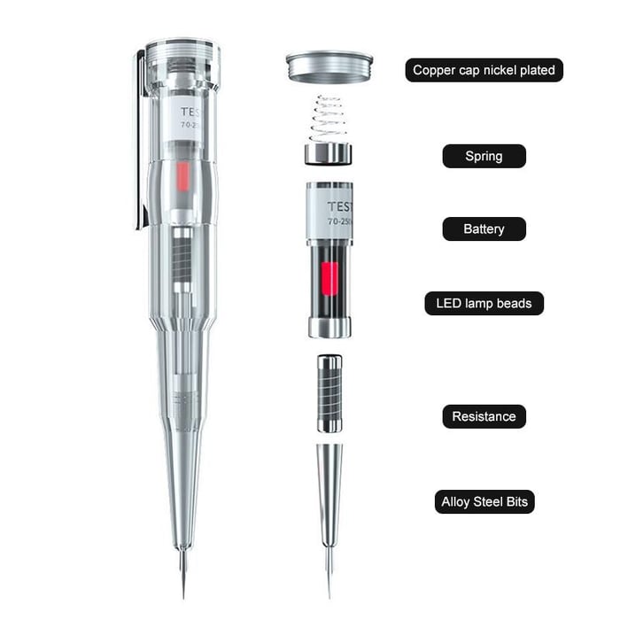 ProVolt Voltage Detector Set – Waterproof & LED Indicator (2 Pieces) | Stornfield