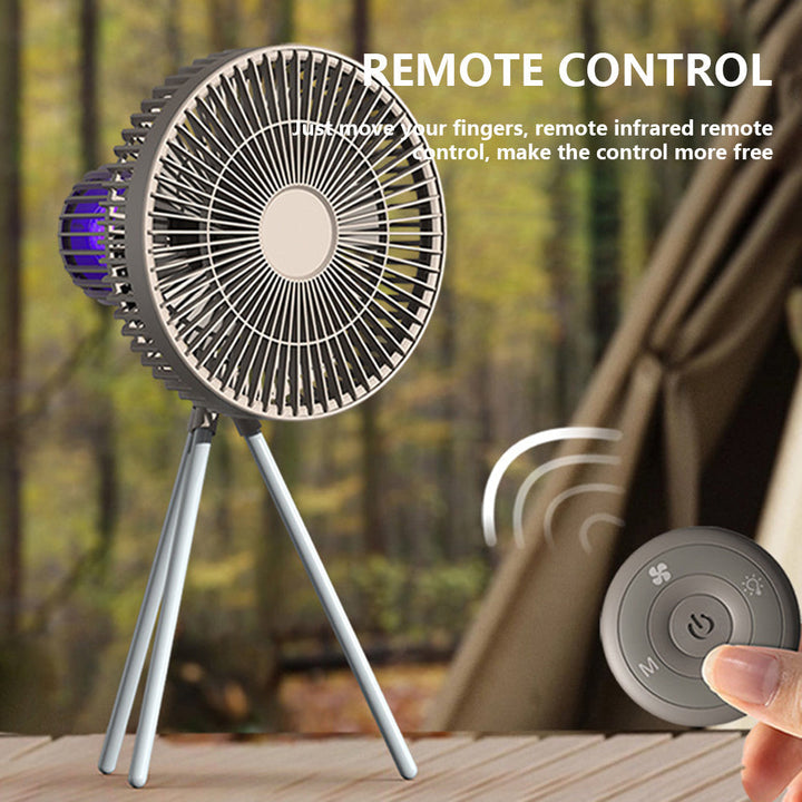Portable Outdoor Mood Light Rechargeable Fan | Stornfield