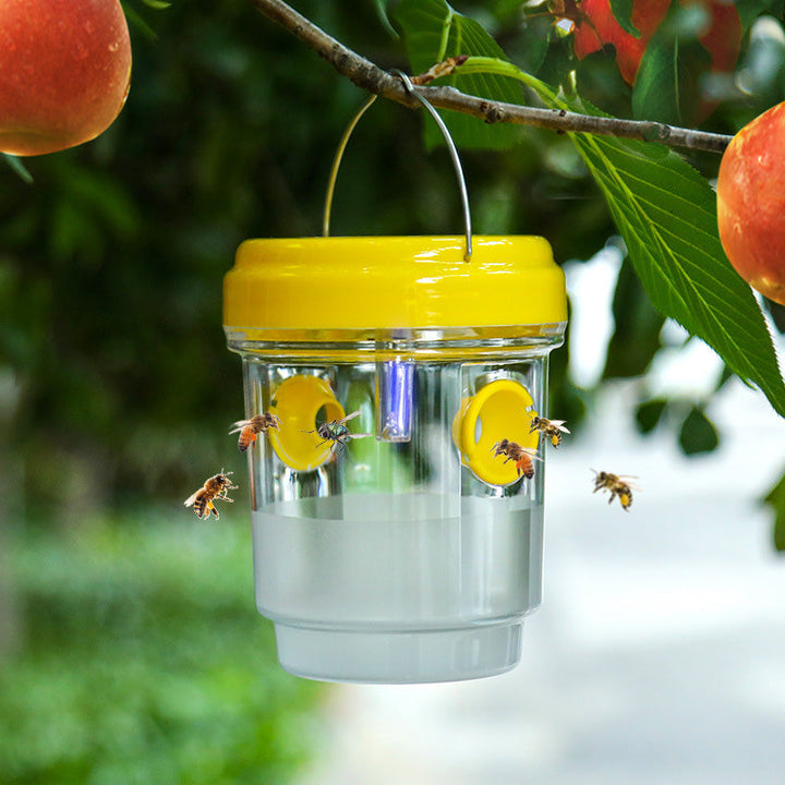 Solar powered wasp trap with LED lure | Stornfield