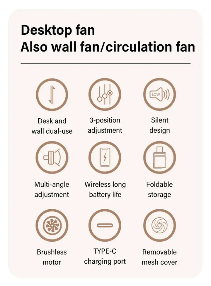 Household Dual-use Kitchen Fan | Stornfield