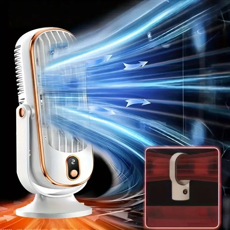 Portable Mini Air Conditioner with USB Charging – 5 Speeds & 720° Rotation | Stornfield