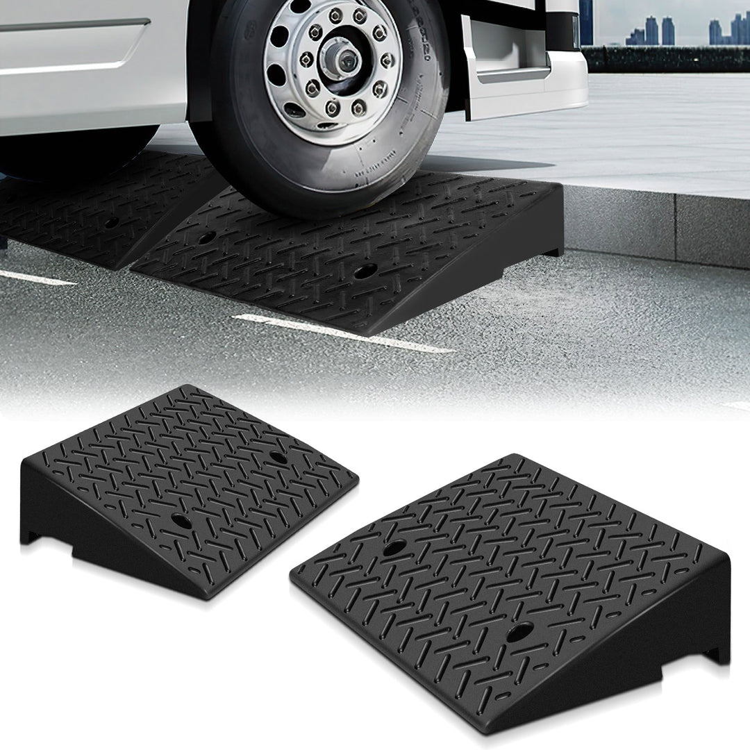 2 Piece Curb Ramp Rubber Access Ramp 3T | Stornfield