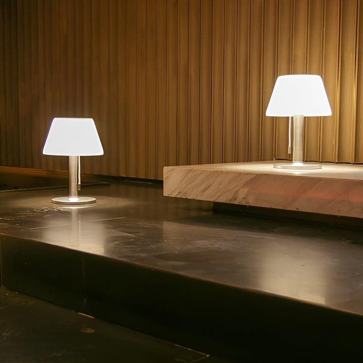 Elegant solid table lamp for Stornfield outdoor charm
