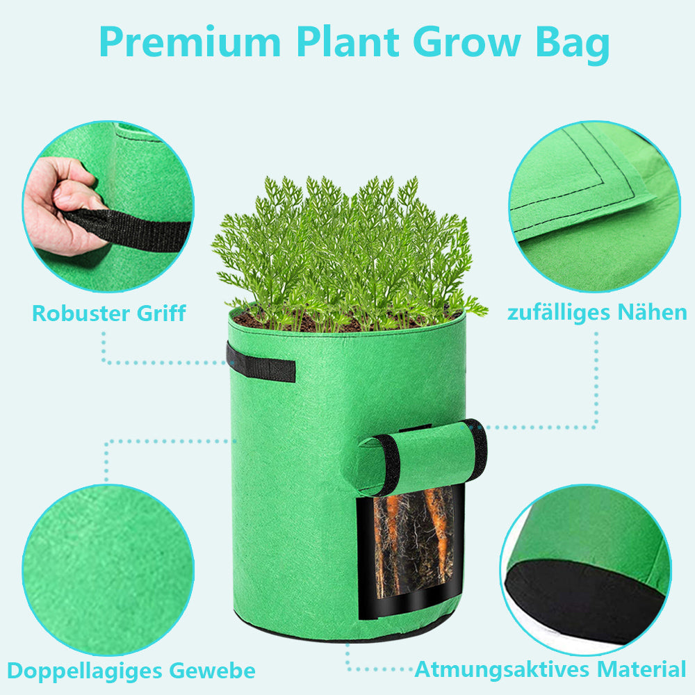 Plant sack planting bag plant pouch 5 pieces | Stornfield