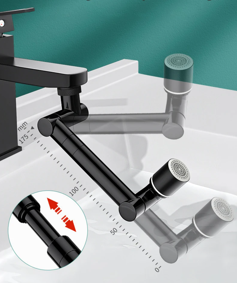 FlexiFlow 360° Rotating and Extendable Faucet Head Stornfield