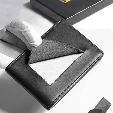Stornfield | Men’s Slim RFID Wallet | Leather Card Holder | Black