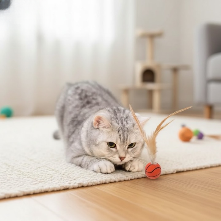 FetherSprint — Unleash the wild hunter in your cat with silent play fun! | Stornfield