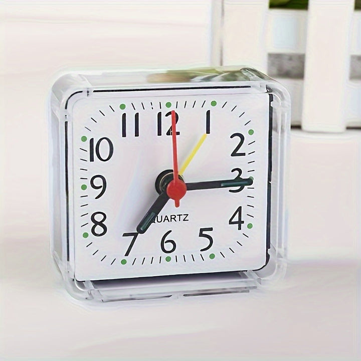 Simple White Square Alarm Clock | Stornfield