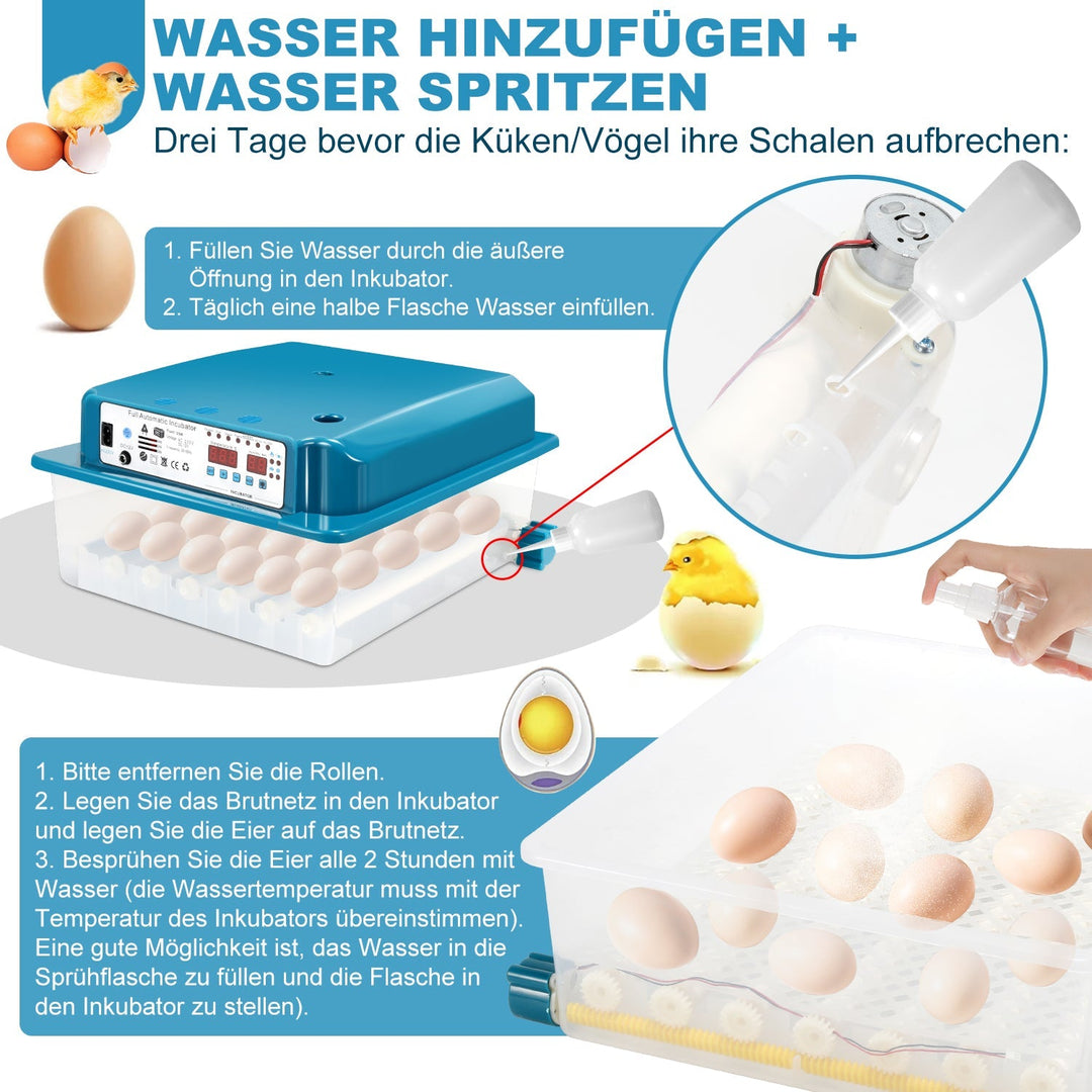 Brutautomat Fully Automatic Incubator for Chickens 36 Eggs | Stornfield