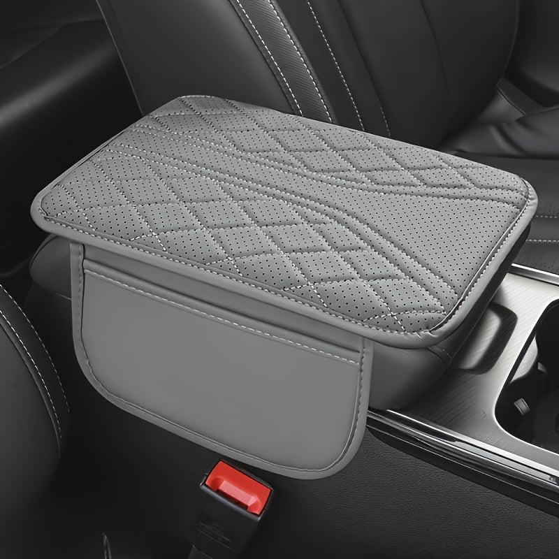 Car Armrest Organizer PU Leather with Pocket | Stornfield