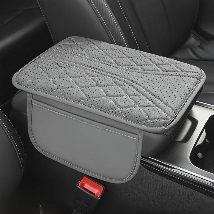 Car Armrest Organizer PU Leather with Pocket | Stornfield