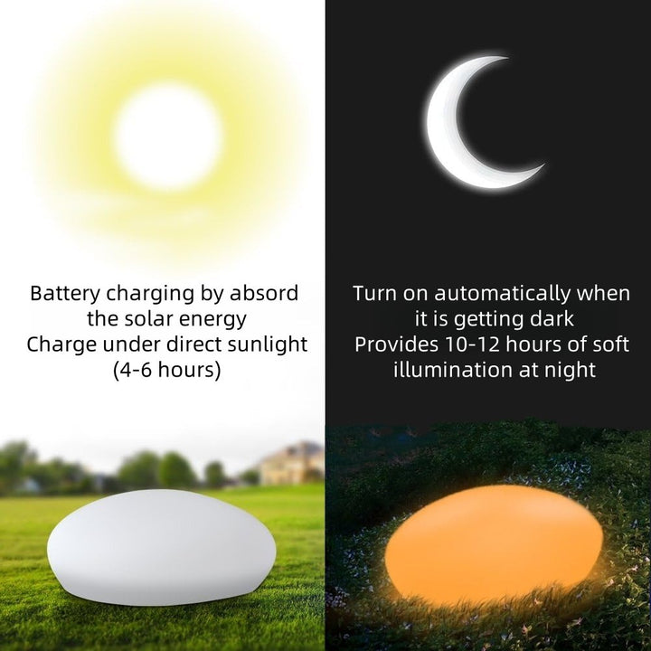 LuminaStone — Enchants your garden with warm, wireless light for magical evenings | Stornfield