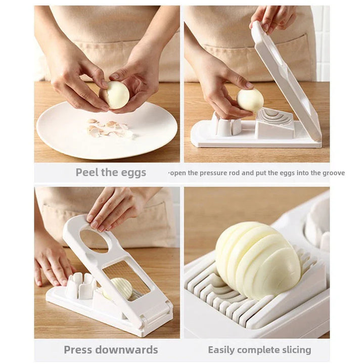 2-in-1 Egg Slicer Multifunction Stainless Steel Kitchen Tool for Slicing and Cutting | Stornfield