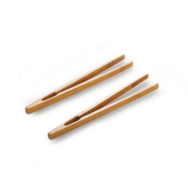 2pcs Bamboo Wood Toast Tongs | Stornfield