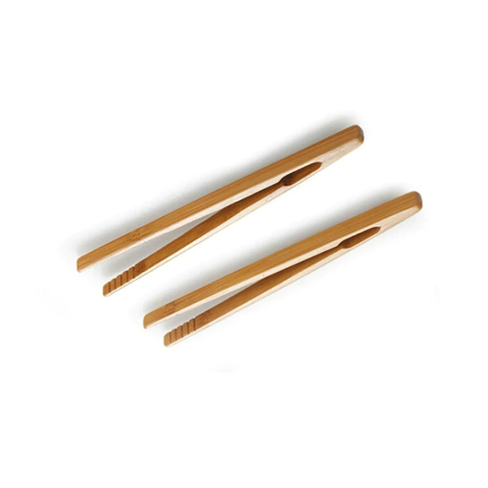 2pcs Bamboo Wood Toast Tongs | Stornfield