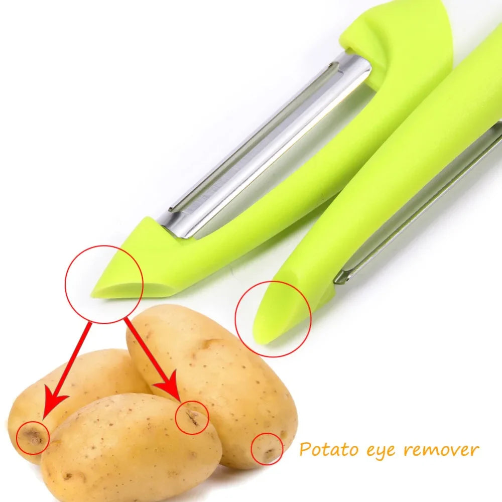 2pcs Ultra Sharp Stainless Steel Blade Fruit and Vegetable Peeler Set | Stornfield